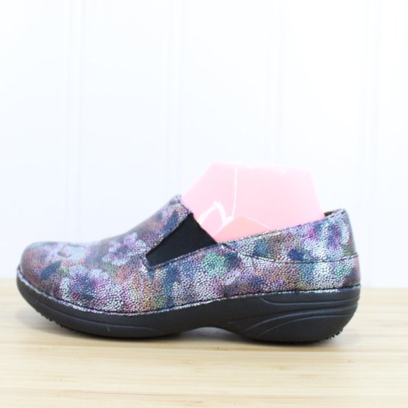 Spring Step Shoes - Spring Step Professional Ferrara Women's Slip On Black Mosaic Shoes Size 8 M